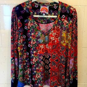 Johnny Was S Long Sleeve Tee